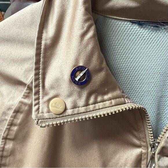 Vintage Nike Track Jacket - Gold Apollo Space NASA Patch (Size M Women's) - Picture 13 of 15